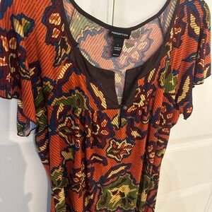 Perceptions Women's Multicolor Floral Lg Top